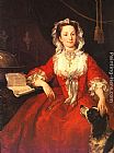 William Hogarth Famous Paintings - Miss Mary Edwards